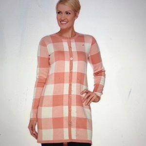 Issac Mizrahi Live Buffalo Plaid Duster